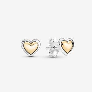 Pandora Dome Heart Earrings